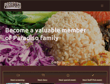 Tablet Screenshot of paradisoubud.com